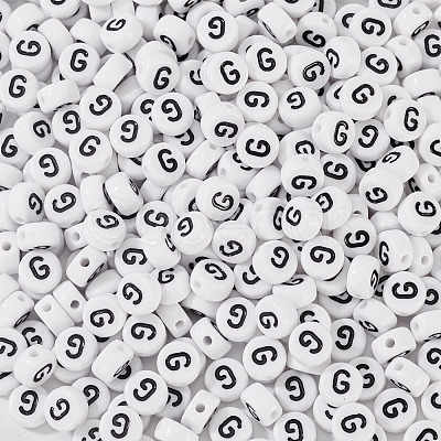 500Pcs Acrylic Beads SACR-TA0001-55G-1