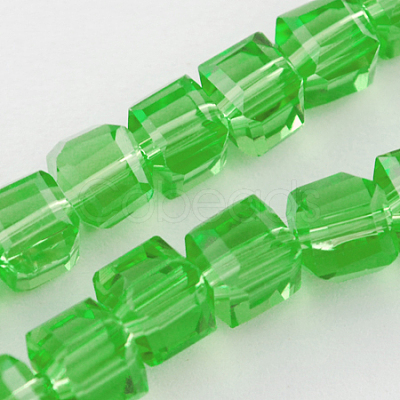 Glass Bead Strands X-GLAA-R041-6x6mm-13-1