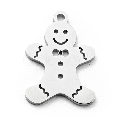 Non-Tarnish 201 Stainless Steel Pendants LS-STAS-E157-02P-1