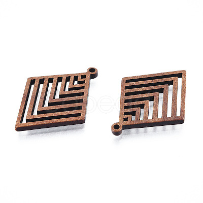Natural Walnut Wood Pendants X-WOOD-N011-011-1