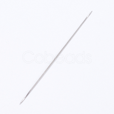 Iron Open Beading Needle IFIN-P036-01A-1