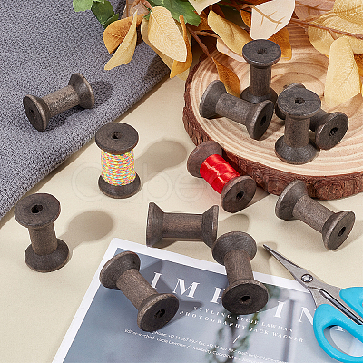 20Pcs Wooden Bobbins SENE-UN0001-02B-1