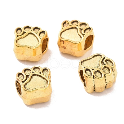 Tibetan Style Alloy European Beads FIND-H038-03AG-1