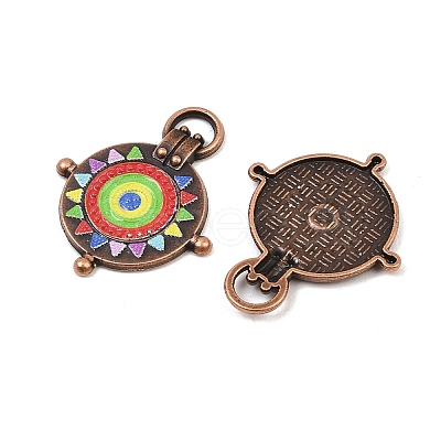 Tibetan Style Alloy Pendants AL-CBA606A-01-1