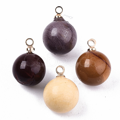 Natural Mookaite Charms X-G-N332-024G-09-1