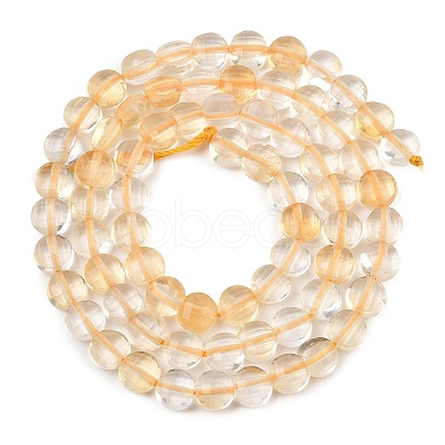 Natural Lemon Quartz(Heated) Beads Strands GG-NH0007-E01-01-1