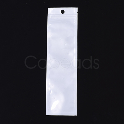 Pearl Film Plastic Resealable Packaging Bags OPP-R003-6x21-1