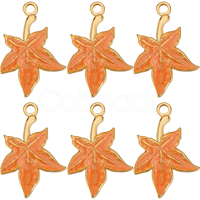 8Pcs 304 Stainless Steel Enamel Pendants STAS-BBC0005-36-1