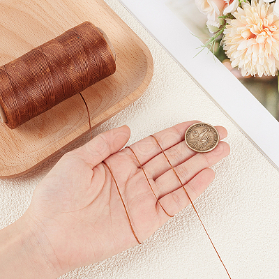 1 Roll Flat Waxed Cotton Cord OCOR-CL0001-13A-1