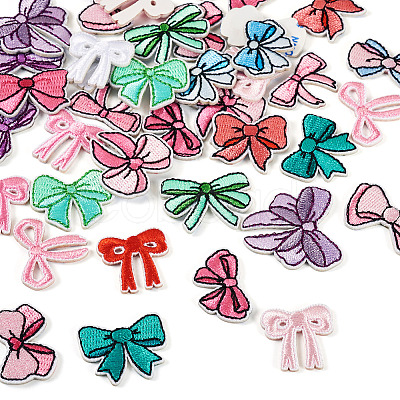 2 Bags 38Pcs Computerized Embroidery Cloth Self Adhesive Patches PATC-TA0001-37-1