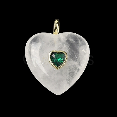 Natural Quartz Crystal Pendants X-G-C274-04I-1