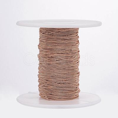 Ion Plating(IP) 304 Stainless Steel Twisted Chains CHS-H007-70RG-1