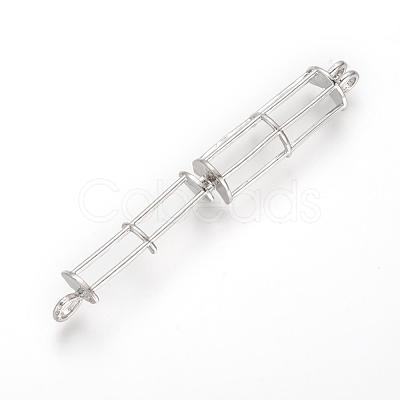 Alloy Diffuser Locket Pendants PALLOY-S062-35P-1