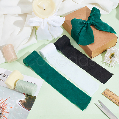 6 Rolls 6 Colors Polyester Ribbons OCOR-BC0006-36A-1