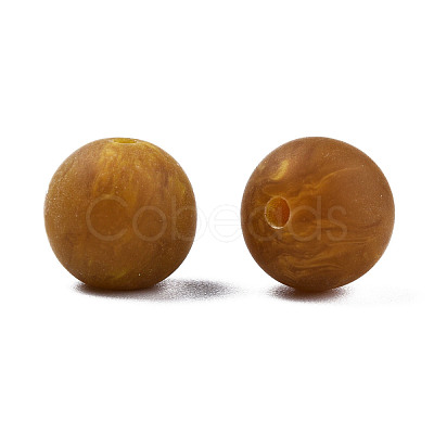 Frosted Resin Beads RESI-N034-01-A01-1