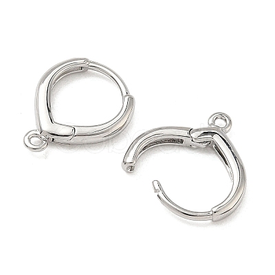 SHEGRACE Brass Hoop Earrings Findings XGR0158P-94P-1
