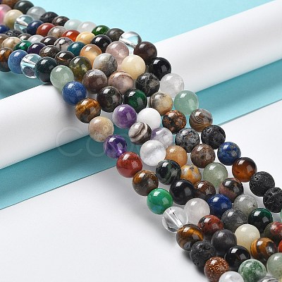 16 inch Round Gemstone Strands GSR6mmC170-1