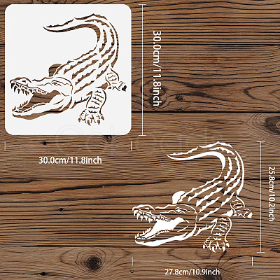 PET Hollow Out Drawing Painting Stencils DIY-WH0391-0232-1