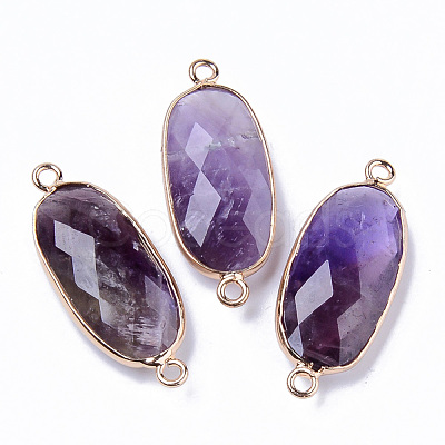 Natural & Synthetic Gemstone Links Connectors G-R472-03-1