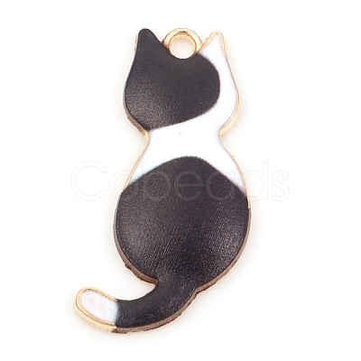 Alloy Enamel Pendants ENAM-CJC0002-25G-05-1
