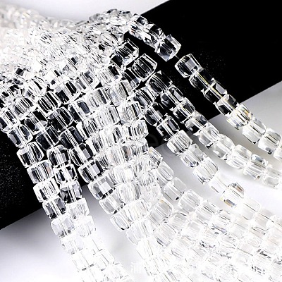 Transparents Glass Beads GLAA-WH0032-25B-02-1