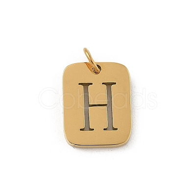 304 Stainless Steel Charms LS-STAS-R001-01G-H-1