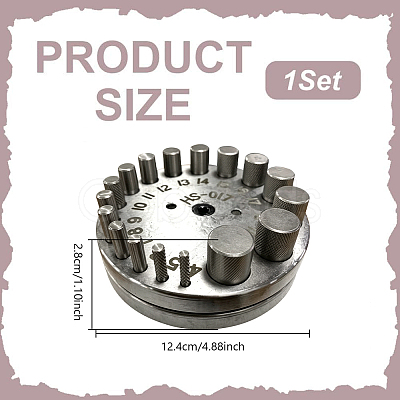 High-carbon Steel Circle Round Disc Cutter Set TOOL-WH0039-65-1