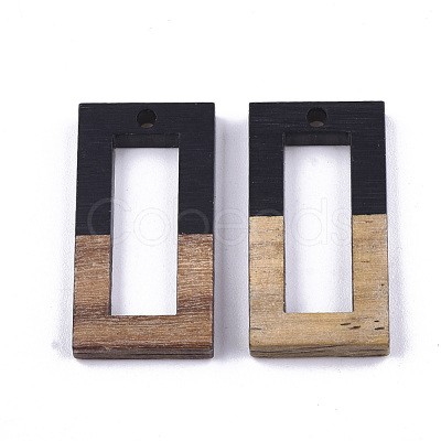 Resin & Wood Pendants X-RESI-S358-10D-1