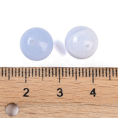 Natural Blue Lace Agate Beads G-G118-01C-1