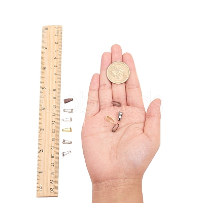 Brass Snap on Bails KK-YW0001-13-1