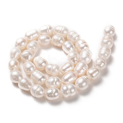 Natural Cultured Freshwater Pearl Beads Strands PEAR-L033-81-01-1