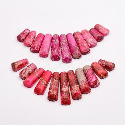 Natural Imperial Jasper Beads Strands G-P298-A02-1