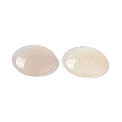 Natural White Agate Cabochons G-C247-05B-1