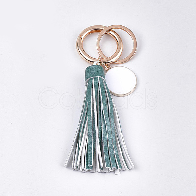 PU Leather Tassel Keychain KEYC-T004-06D-1