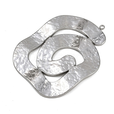 304 Stainless Steel Big Pendants LS-STAS-G363-02P-1