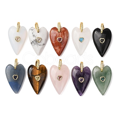 Natural & Synthetic Mixed Stone Pendants GG-CBA51ED-03G-1