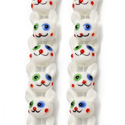 Handmade Lampwork Beads Strands LAMP-Z010-01-1