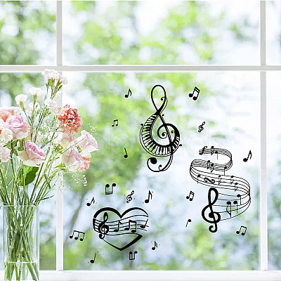 8 Sheets 8 Styles PVC Waterproof Wall Stickers DIY-WH0345-038-1