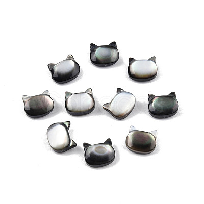 Natural Black Lip Shell Beads SSHEL-N003-148A-1