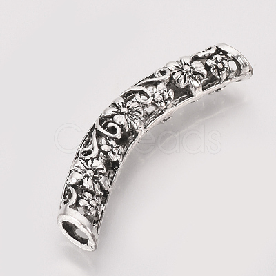 Tibetan Style Alloy Tube Beads LS-TIBE-T011-86AS-LF-1