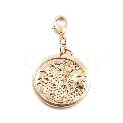 Alloy Pendant Decoration LS-HJEW-P021-01D-G-1