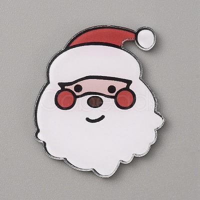 Christmas Acrylic Cabochons SACR-WH0011-05C-1