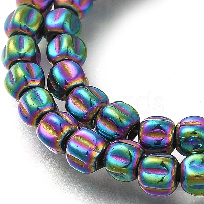 Electroplated Synthetic Non-magnetic Hematite Beads Strands G-C154-A01-01J-1