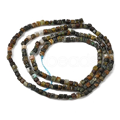 Natural African Turquoise(Jasper) Beads Strands G-RM241221-K6-1