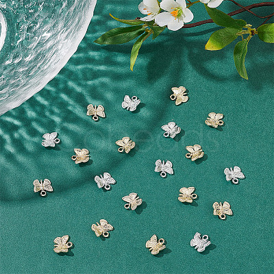 80Pcs 2 Colors Alloy Charms FIND-HY0003-78-1