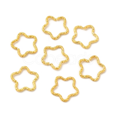 50Pcs Iron Linking Rings IFIN-E017-02D-G-1