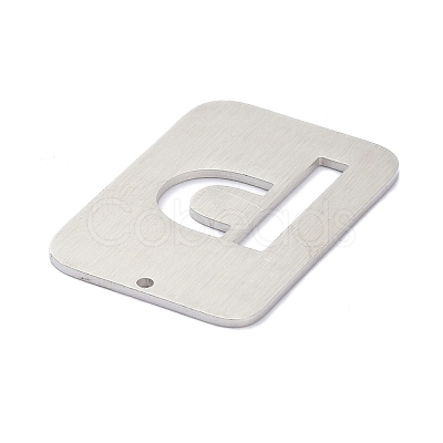 Non-Tarnish 304 Stainless Steel Pendants STAS-K216-49P-P-1