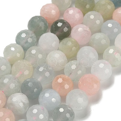 Natural Morganite Beads Strands G-H329-F01-10mm-1