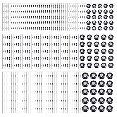 3 Sets 3 Styles Resin Self-adhesive Stickers DIY-FH0009-65-1
