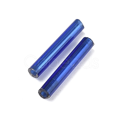 Glass Bugle Beads SEED-E001-12mm-28-1-1